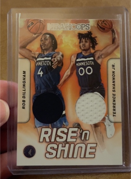 2024-25 Panini NBA Hoops #RSD-RTT Rob Dillingham Terrence Shannon Jr. — front