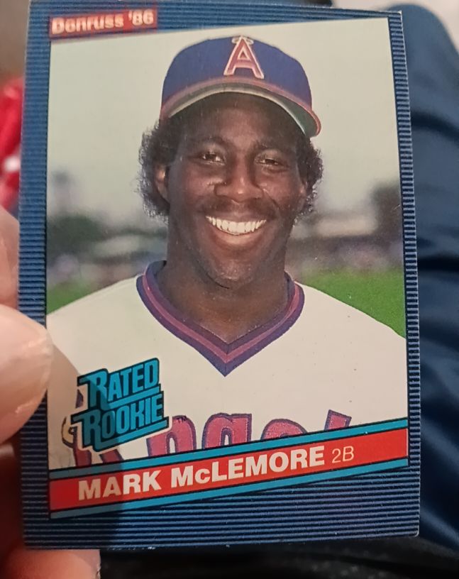 1986 Donruss #35 Mark McLemore — front