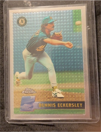 1996 Topps Chrome #150 Dennis Eckersley — front