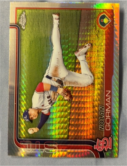 2025 Topps Chrome #STL-16 Nolan Gorman — front