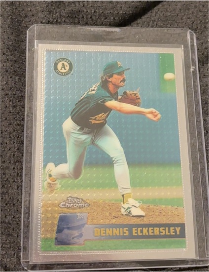 1996 Topps Chrome #150 Dennis Eckersley — front
