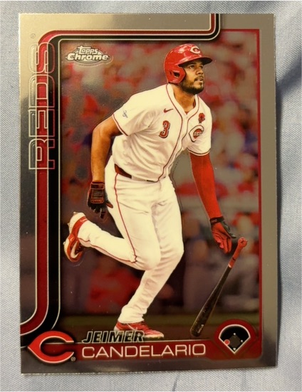 2025 Topps Chrome #85 Jeimer Candelario — front