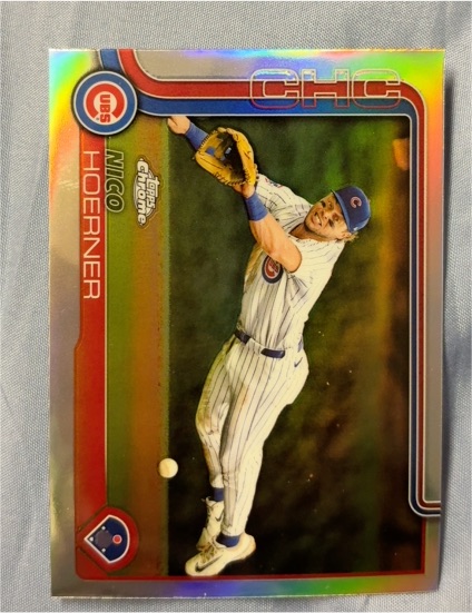 2025 Topps Chrome #107 Nico Hoerner — front