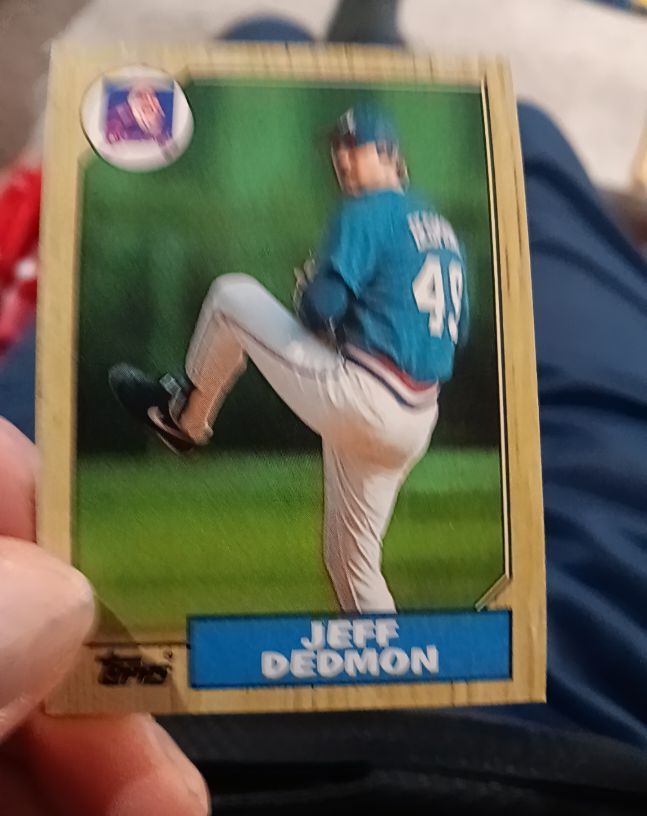1987 Topps #373 Jeff Dedmon — front