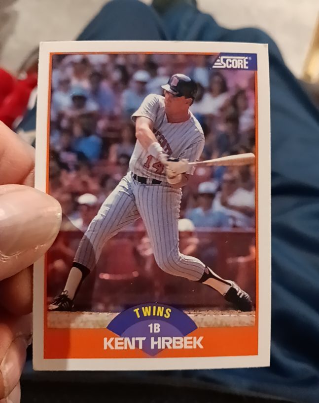 1989 Score #432 Kent Hrbek — front