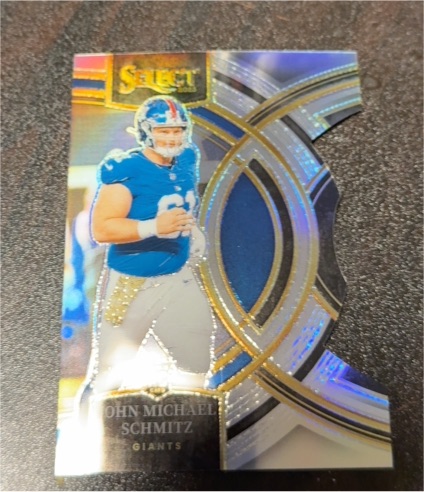 2023 Panini Select Premier Level #168 John Michael Schmitz Silver Die-Cut — front