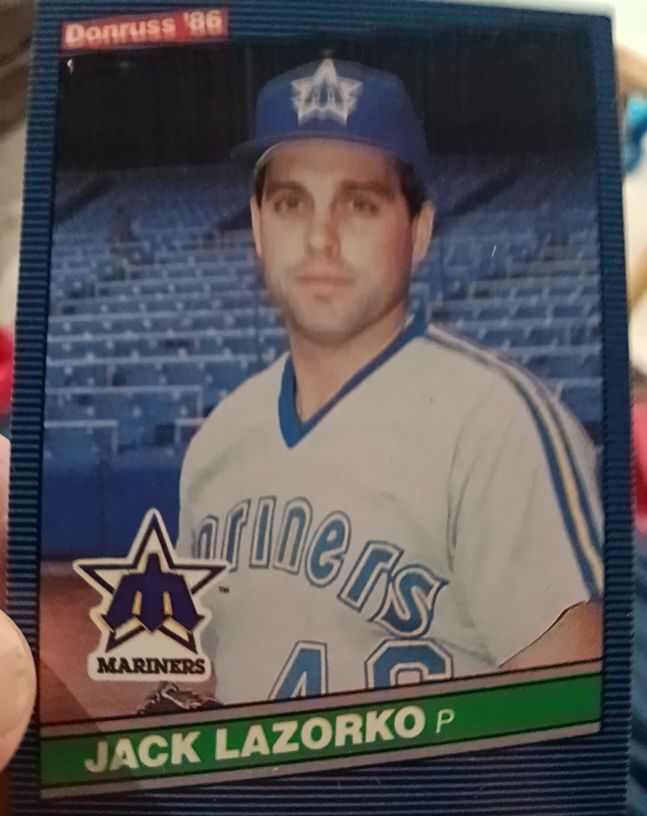 1986 Donruss #628 Jack Lazorko — front
