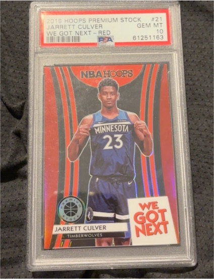 2019-20 NBA Hoops Premium Stock #21 Jarrett Culver We Got Next - Red — front