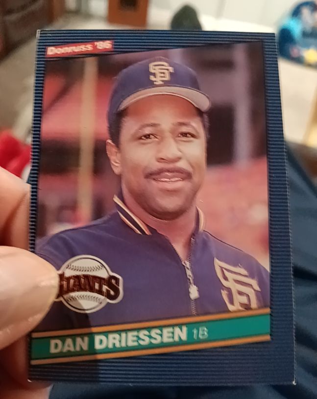 1986 Donruss #641 Dan Driessen — front