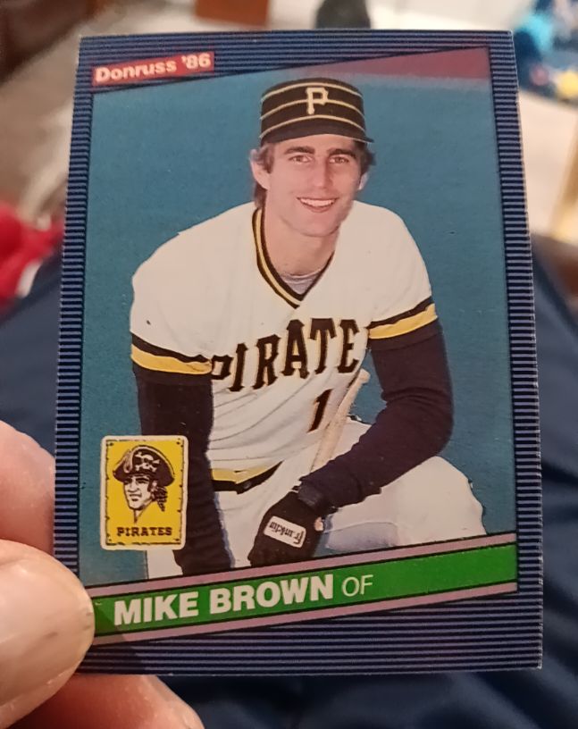 1986 Donruss #642 Mike Brown — front