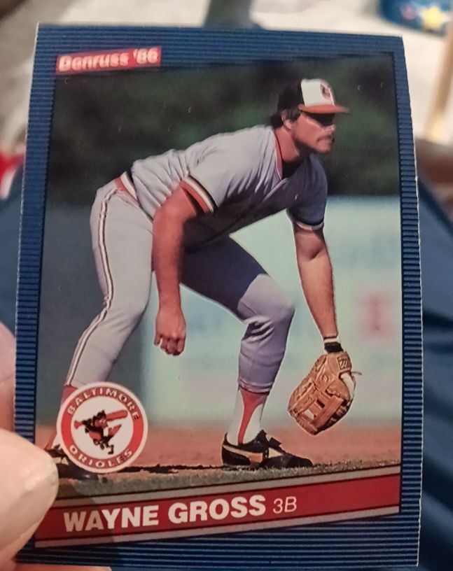 1986 Donruss #535 Wayne Gross Baltimore Orioles — front