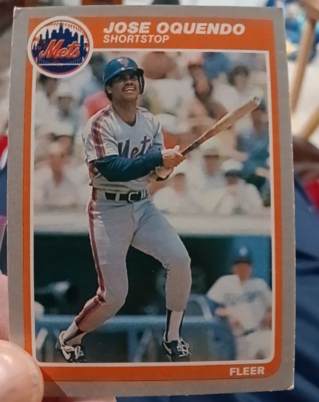 1985 Fleer #88 Jose Oquendo — front