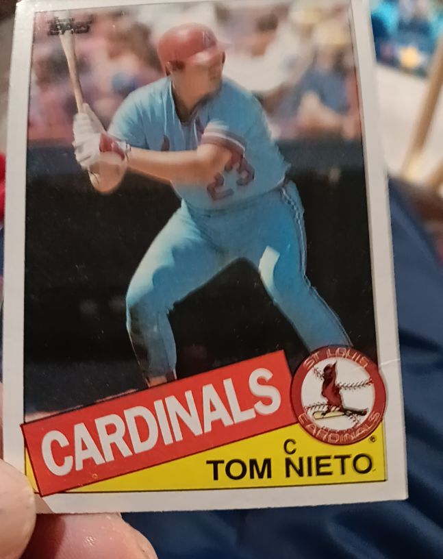 1985 Topps #294 Tom Nieto — front
