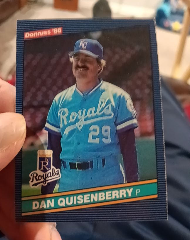 1986 Donruss #541 Dan Quisenberry — front