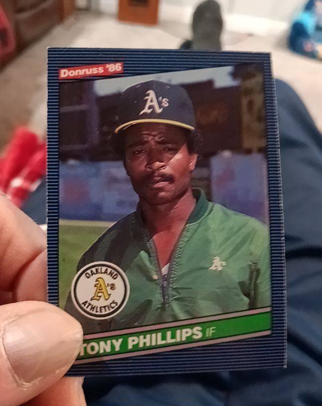1986 Donruss #542 Tony Phillips — front