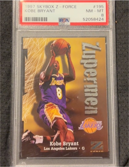 1997 SkyBox Z-Force #195 Kobe Bryant — front