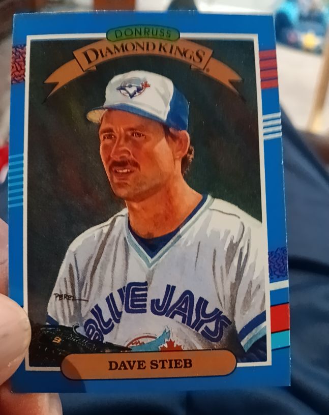1990 Donruss Diamond Kings #1 Dave Stieb — front
