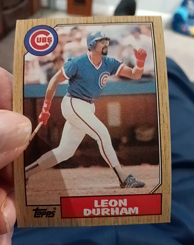 1987 Topps #290 Leon Durham — front