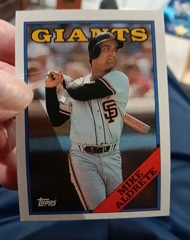 1988 Topps #602 Mike Aldrete — front