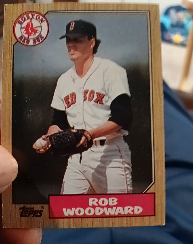 1987 Topps #632 Rob Woodward — front