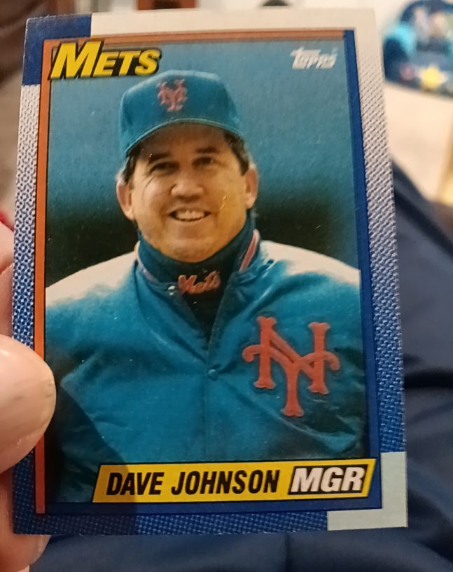1990 Topps #291 Dave Johnson — front
