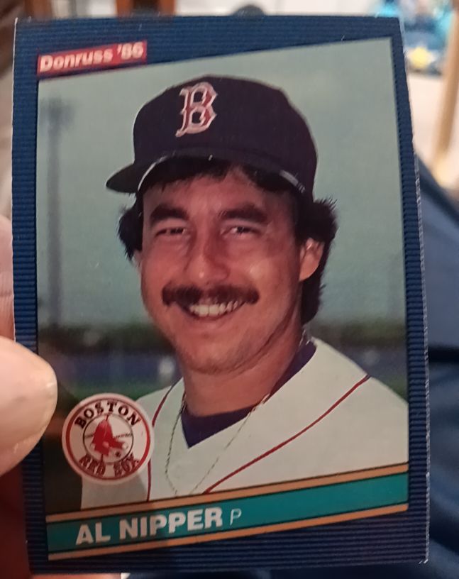 1986 Donruss #538 Al Nipper — front
