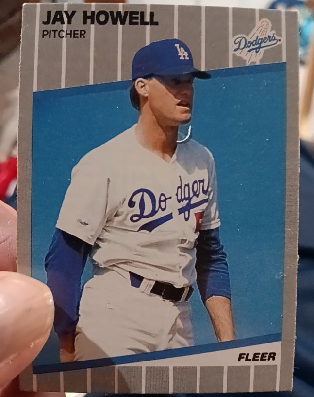 1989 Fleer #64 Jay Howell — front