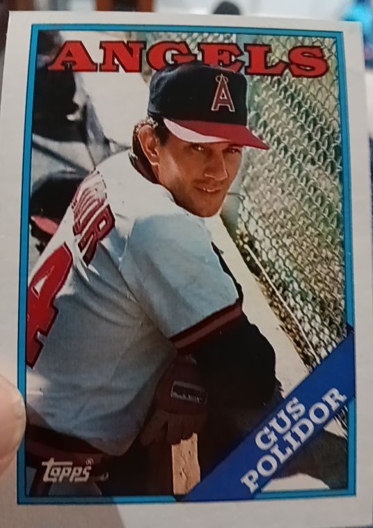 1988 Topps #708 Gus Polidor — front