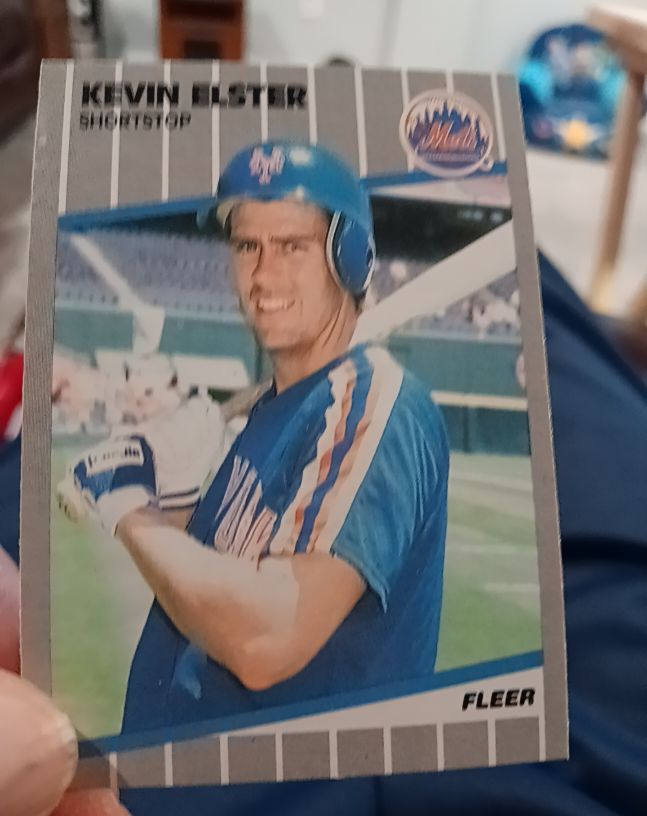 1989 Fleer #34 Kevin Elster — front