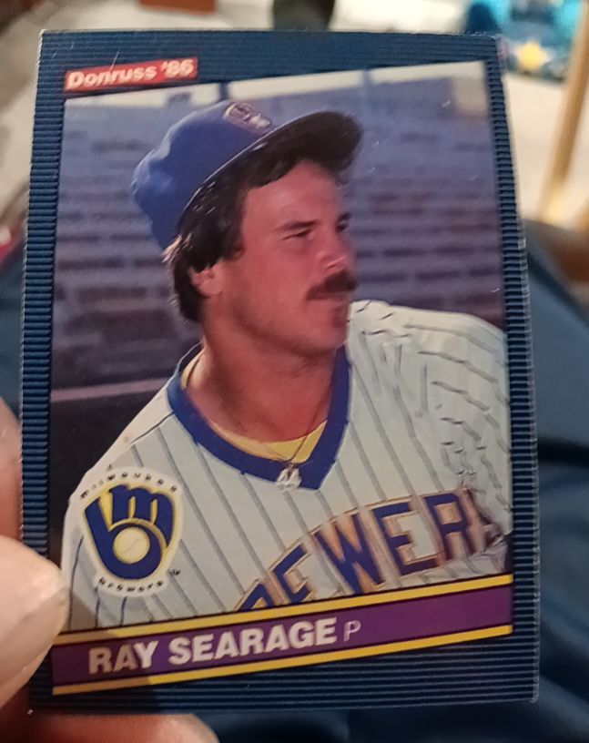 1986 Donruss #536 Ray Searage Milwaukee Brewers — front