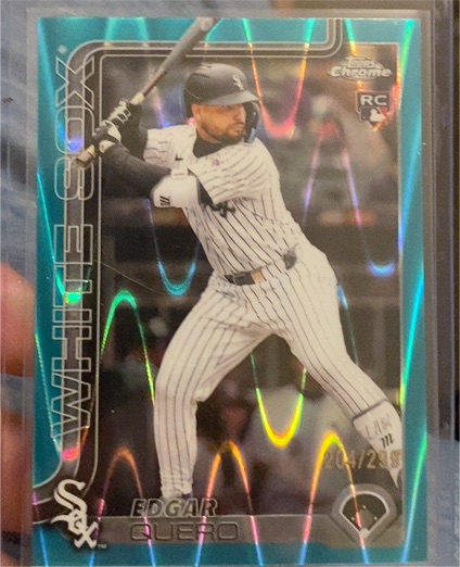 2025 Topps Chrome Update #USC165 Edgar Quero — front