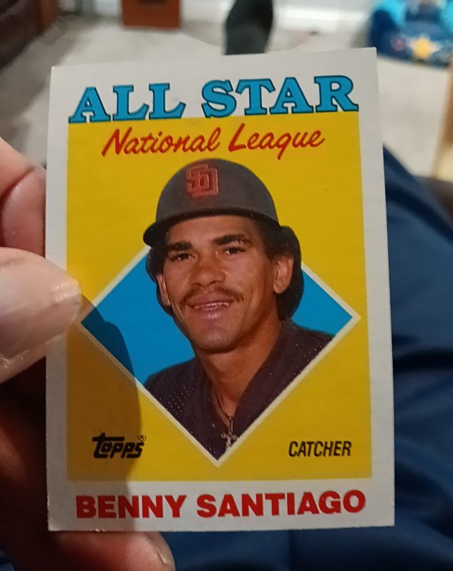1988 Topps #404 Benito Santiago All Star — front
