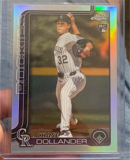 2025 Topps Chrome Update #USC18 Chase Dollander — front