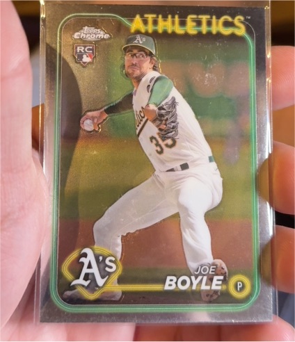 2024 Topps Chrome #91 Joe Boyle — front