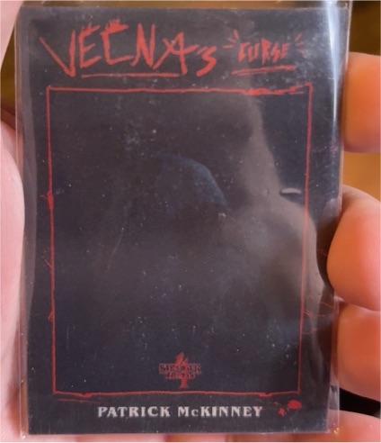 2023 Topps Zerocool Stranger Things Season 4 Vecna's Curse #VC-4 Patrick McKinney — front
