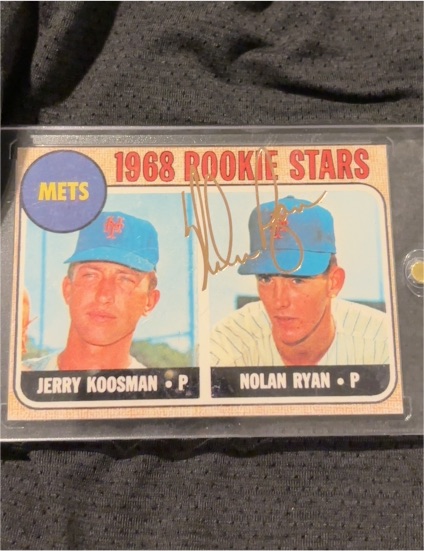 1968 Topps #177 Nolan Ryan/Jerry Koosman Rookie Stars — front