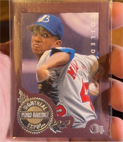 1996 Skybox E-XL Coiled #223 Pedro Martinez — front