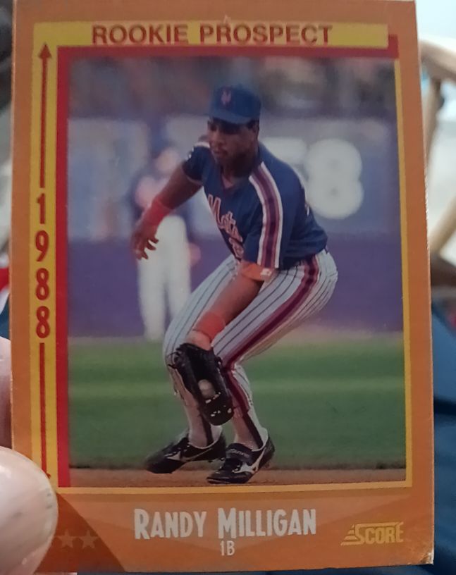 1988 Score #623 Randy Milligan — front