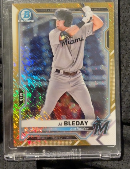2021 Bowman Chrome Prospects #BCP-93 JJ Bleday — front
