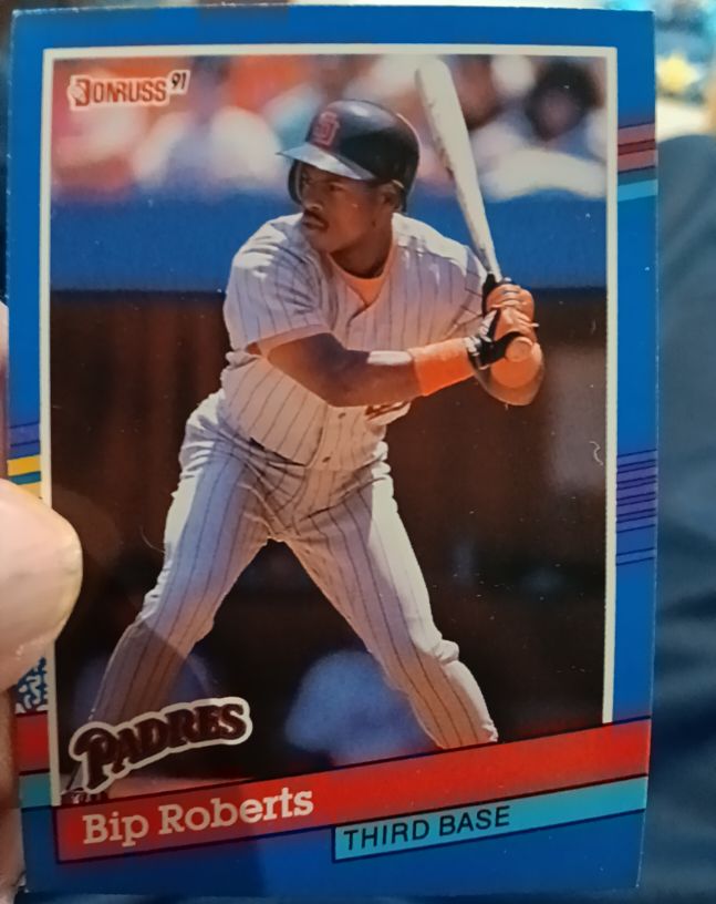 1991 Donruss #195 Bip Roberts — front