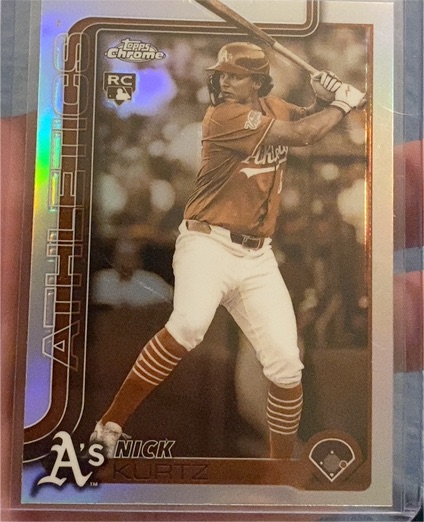 2025 Topps Chrome Update #USC178 Nick Kurtz — front
