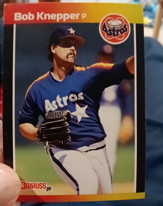 1989 Donruss #123 Bob Knepper — front