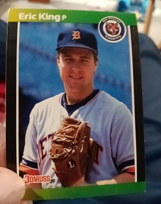 1989 Donruss #535 Eric King Detroit Tigers — front