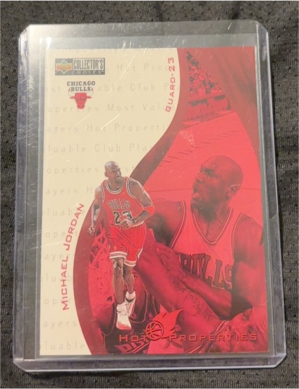 1997-98 Upper Deck Collector's Choice #385 Michael Jordan Hot Properties — front