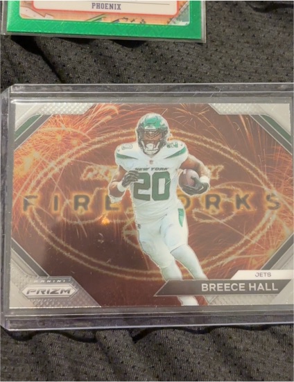 2023 Panini Prizm #F-19 Breece Hall Fireworks — front