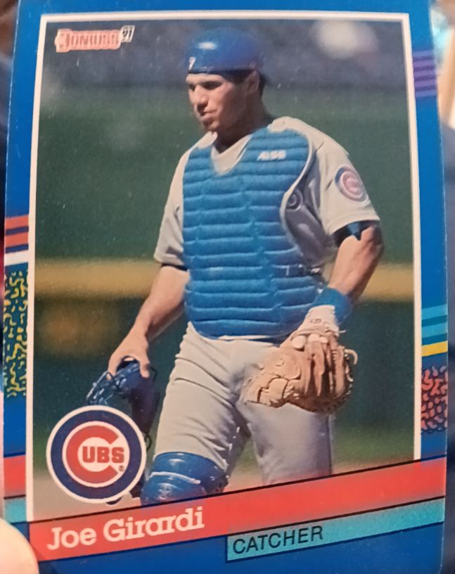1991 Donruss #184 Joe Girardi — front