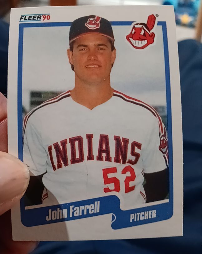 1990 Fleer #491 John Farrell — front