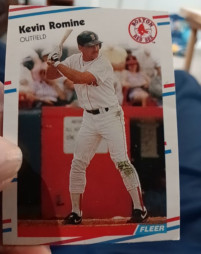 1988 Fleer #363 Kevin Romine Boston Red Sox — front