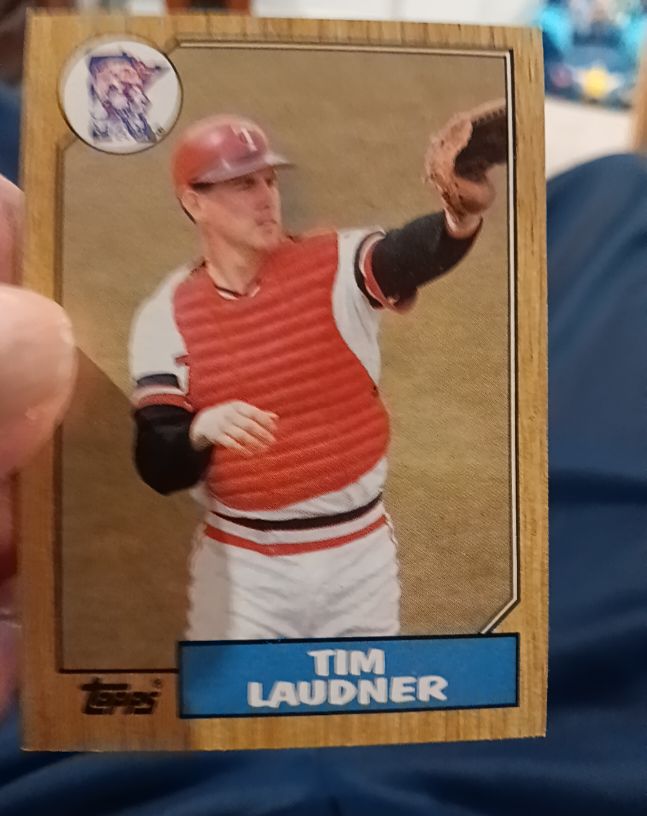 1987 Topps #478 Tim Laudner — front