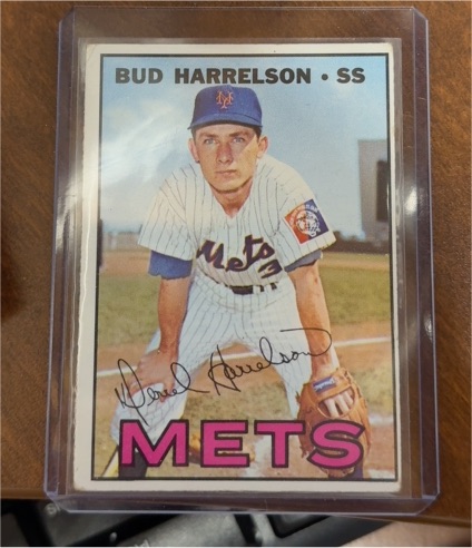 1967 Topps #306 Bud Harrelson — front